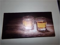 Canvas Print of Whiskey Tumblers