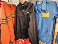 men's 3 pc vintage clothing lot, UCLA Bruins
