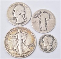 $1.10 Face Value 90% Silver Coins