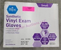 Vinyl Gloves Size Small 1000