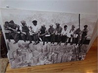 Canvas Wall Art of Empire State Building Workers