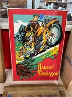 Metal Harley Davidson Sign