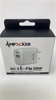 AMPXKER USB And TYPE C Wall Charger NIB