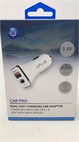 UPLUS Dual Fast Car Charger NIB