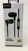 SPORT S2300 Hi-Res Inner Ear Headphones NIB