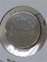 1865 2 cent