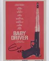 Baby Driver signed movie photo