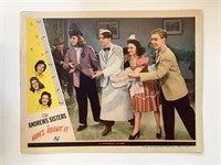 How's About It  original 1943 vintage lobby card