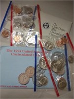 1992 and 1994 United States Mint Uncirculated
