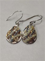 Sterling Silver earrings stamped 925