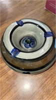 Ceramic ash keeper ashtray