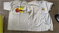 Two XL Subway 6-pak tee shirts