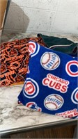 Chicago cubs and bears pillows