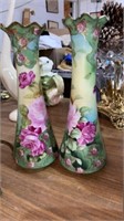 Pair of 13in vases