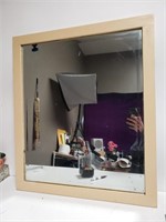 24.5×28.25" Framed Mirror Beveled Edge