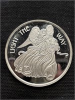 1 Troy Ounce 999 Fine Silver Light the Way