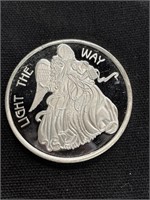 1 Troy Ounce 999 Fine Silver Light the Way