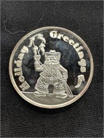 1 Troy Ounce 999 FineSilver 2006 Holiday Greetings