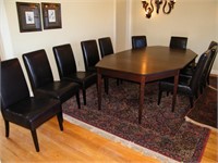 SET OF 10 SIDE CHAIRS (used with the table)