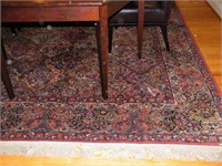 FINELY KNOTTED WOOL RUG 12''6" X 8'9"