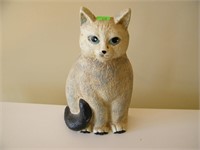 CAST IRON CAT DOOR STOP 9.5"