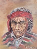 Navaho Medicine Man by Lorna Wilber