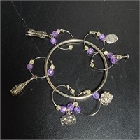 (6) Bling Wine Glass Charms