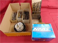 drill bits and nails