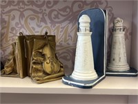 Lighthouse Bookends, Violin Bookends