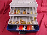 small tackle box with gear
