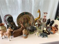 Ethnic Decor, Native American Decorative Statues