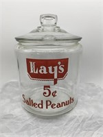 Lays Salted Peanuts General Store Glass Jar