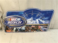 Large Nascar Busch Series Metal Sign