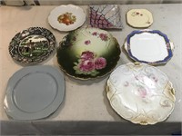 Lot Misc Decorative Plates Dishes