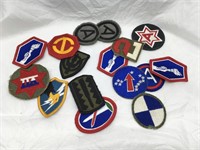 16 US Field Army + Corps + Brigade Patches