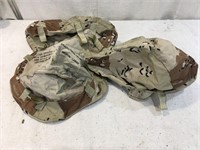 3 Pasgt Kevlar Combat Helmet Desert Camo Covers