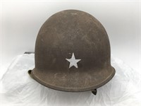 Vietnam War Era 60’s US Army M-1 Helmet + Liner