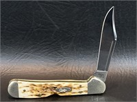 Case XX 61749L Amber Bone Mini Copperlock Knife -