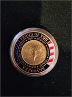 Thank You Veterans Challenge Coin