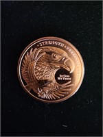 STRENGTH FREEDOM PRIDE .999 Copper Challenge Coin