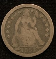 1853 Liberty Seated Dime