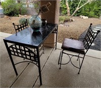 V - PATIO TABLE W/ 2 CHAIRS (Y4)
