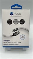 UPLUS Power+ Lightning to USB Cable.