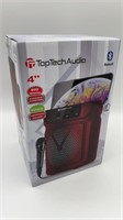 TopTechAudio 4” Bluetooth Karaoke Speaker