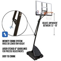 NBA 50" Portable Basketball Hoop