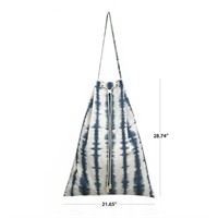 Fabric Drawstring Laundry Bag w/ Carry Strap A2