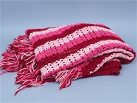 Vintage Crocheted Afghan Blanket