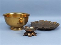 Group of Vintage Brass Decorative Items