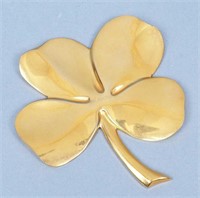 Gerity 24K Gold Plated 4 Leaf Clover Paperweight