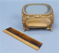 Vintage French Jewelry Casket